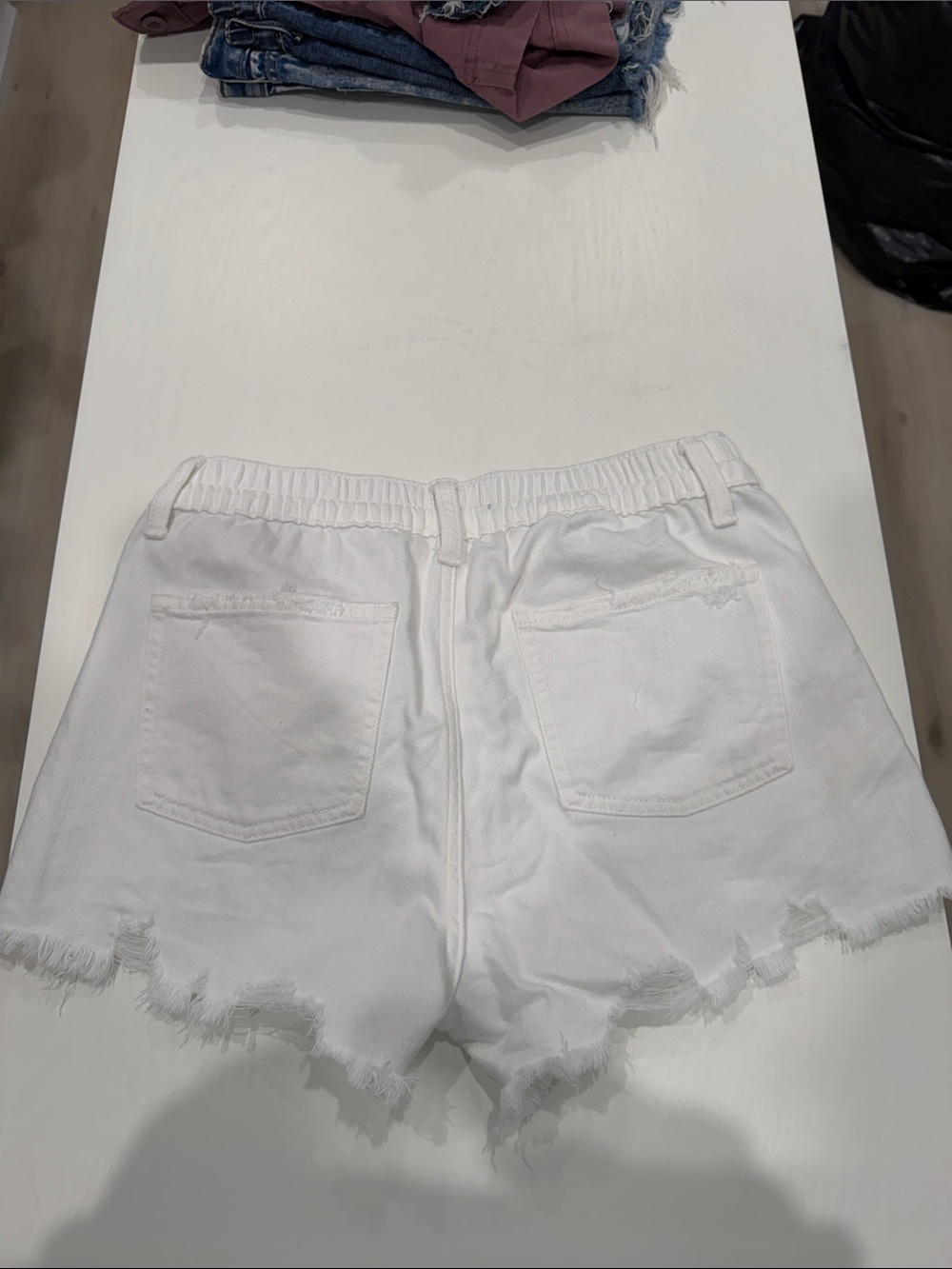 Aerie Stretch Band Jean Shorts - Picture 2 of 2